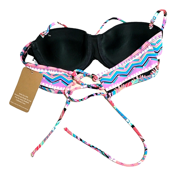Hobie Multicolor bikini top. L - Picture 7 of 10